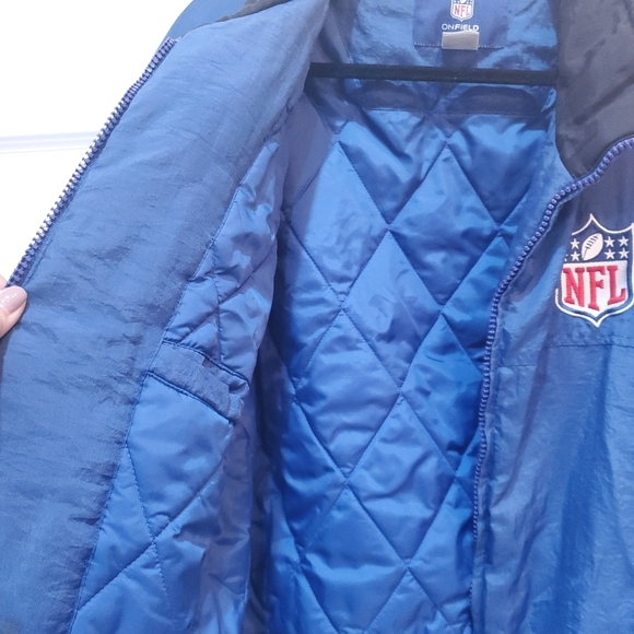 NFL‎ vintage jacket mens pleated and oversized size large limited edition - Picture 6 of 9